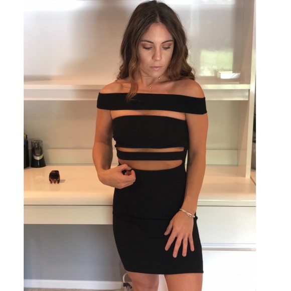 off the shoulder lbd